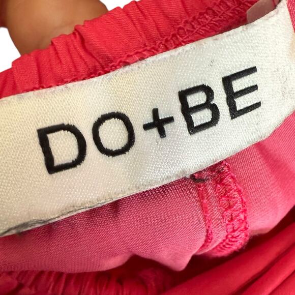 DO+BE strapless double tie in the back pink romper size small - Picture 7 of 9